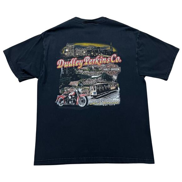 Vintage Harley Davidson Mens San Francisco Graphic T Shirt Size Large - Picture 1 of 5